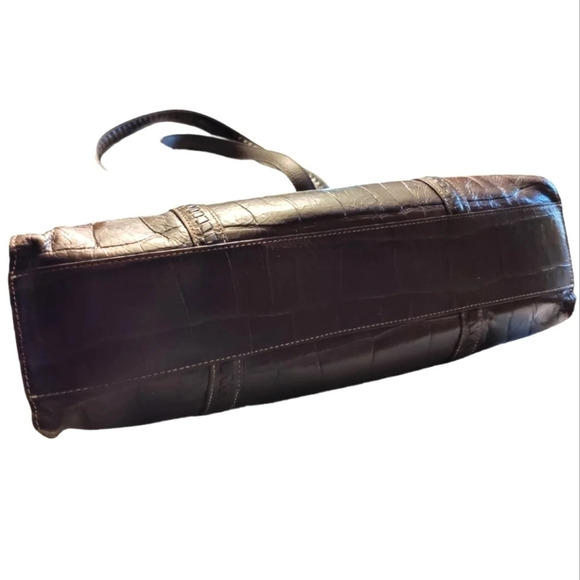 Brighton Croco Short Tote Bag EUC ❤️ - Picture 7 of 15